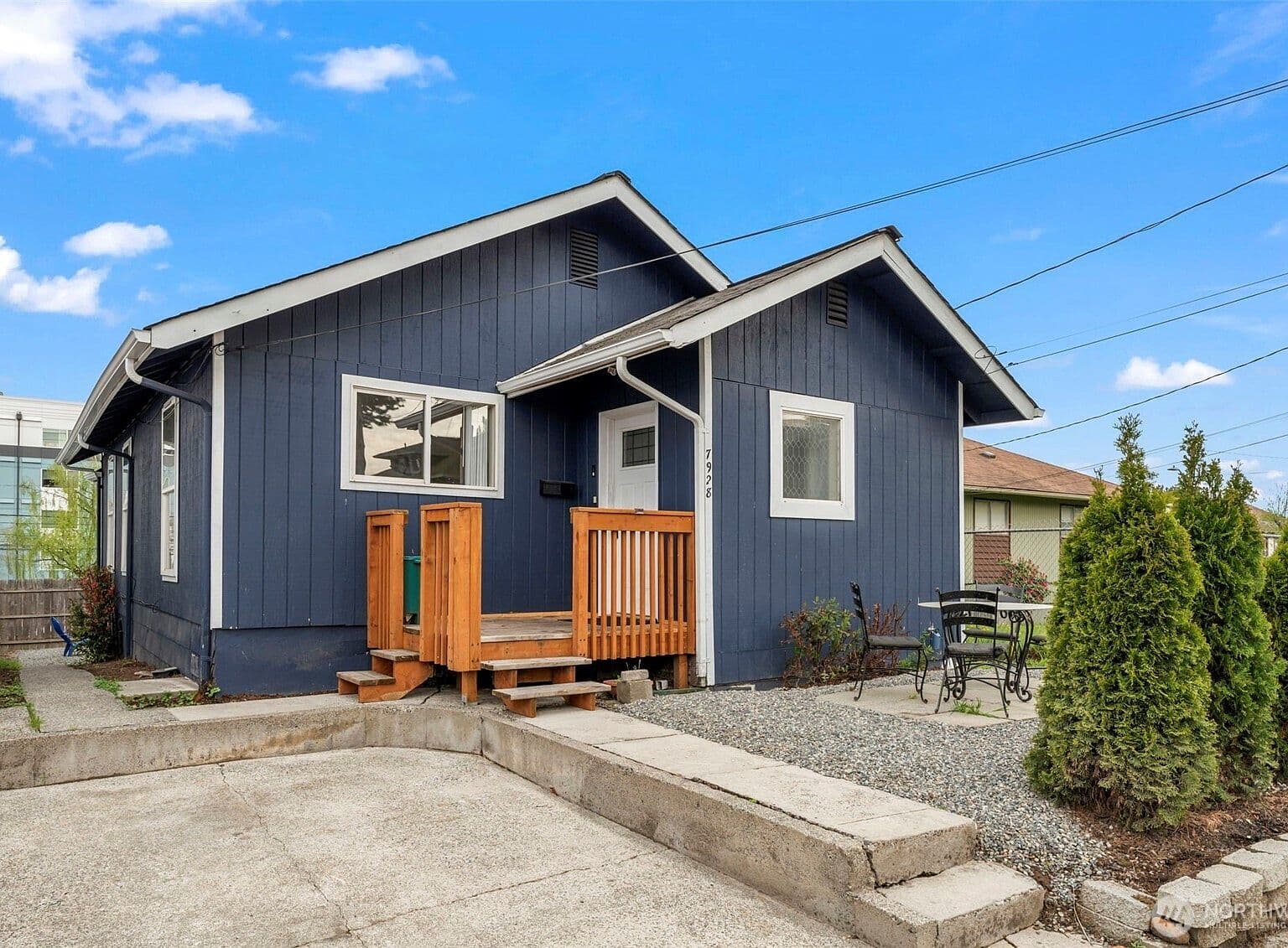 Weathered Deck and Stairs