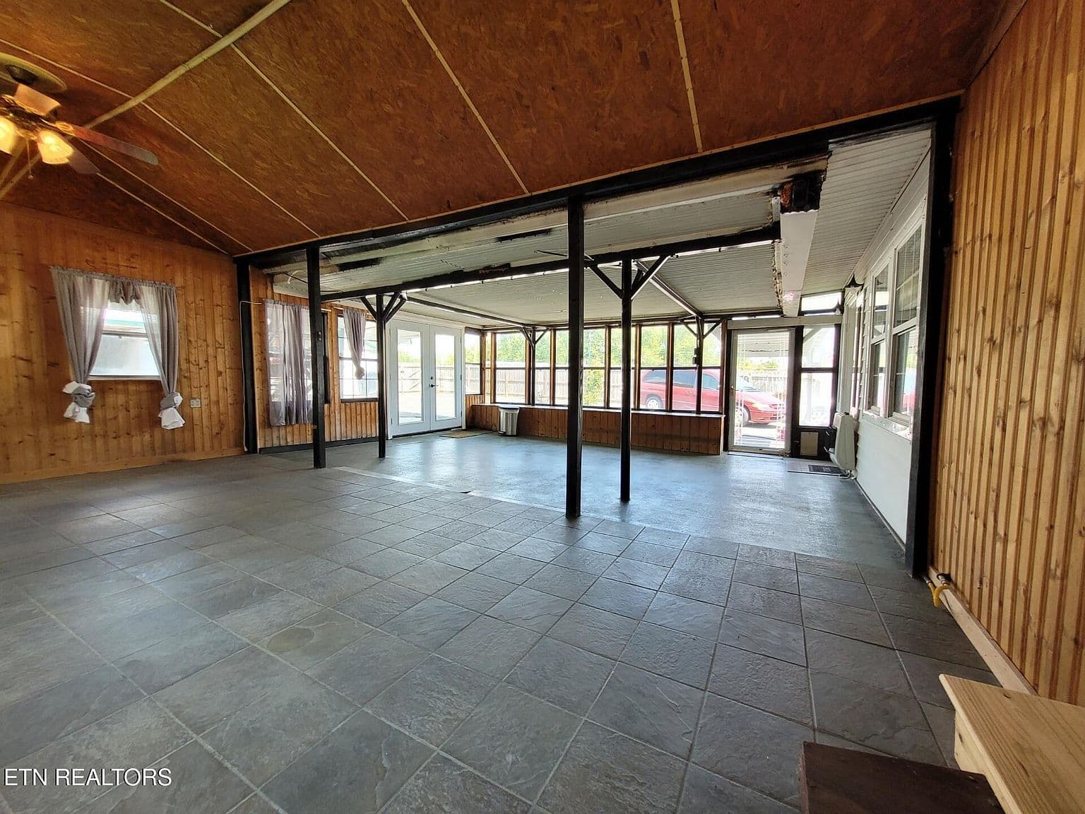 Unfinished Sunroom/Enclosed Porch
