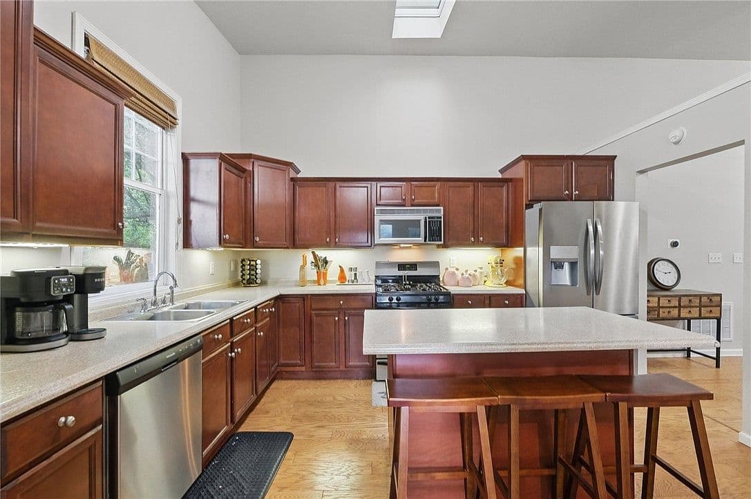 Outdated Kitchen Cabinets and Countertops