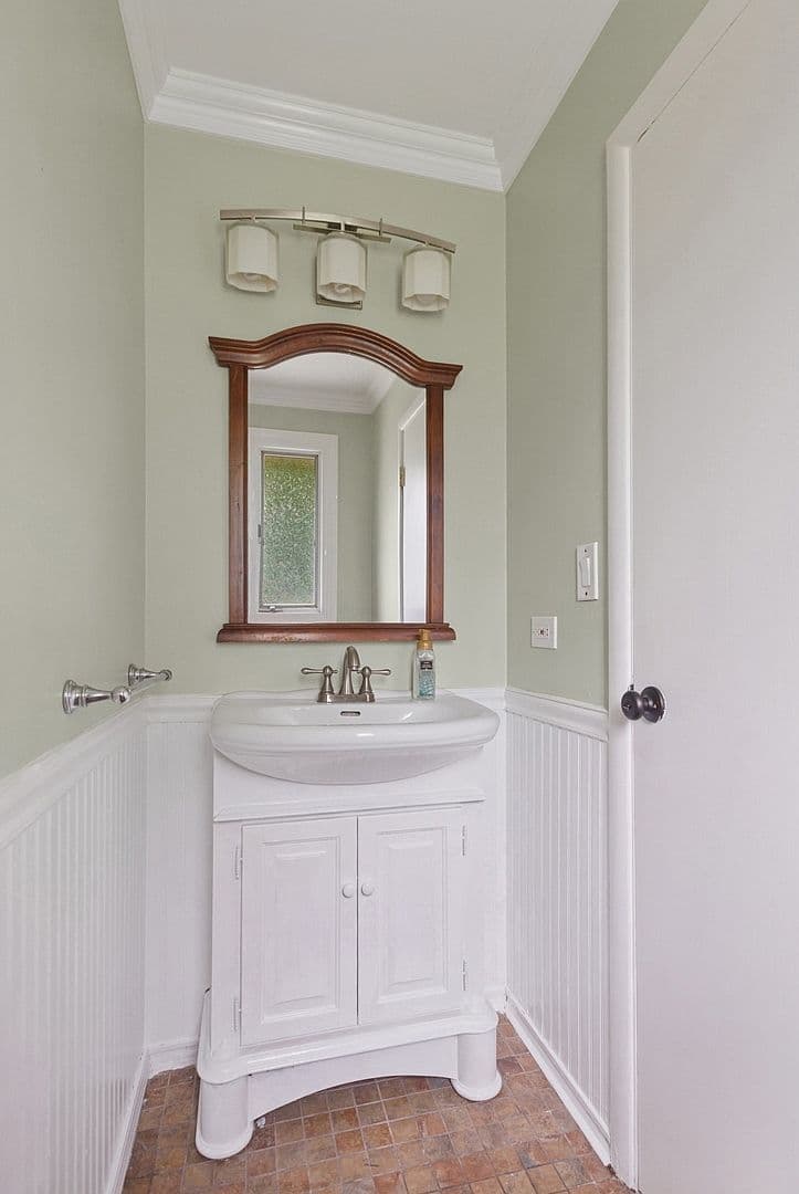 Outdated Half Bathroom